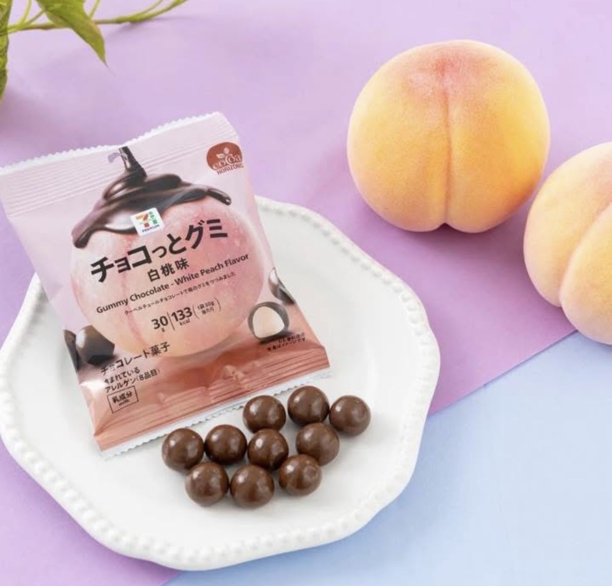 【日本爆斷】JP 白桃風味軟糖朱古力 30g 2545 TK260605