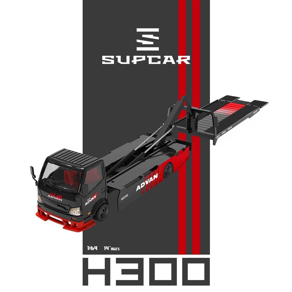PO-$230 * SUPCAR * 1:64 H300 TOW TRUCK ADVAN LIVERY
