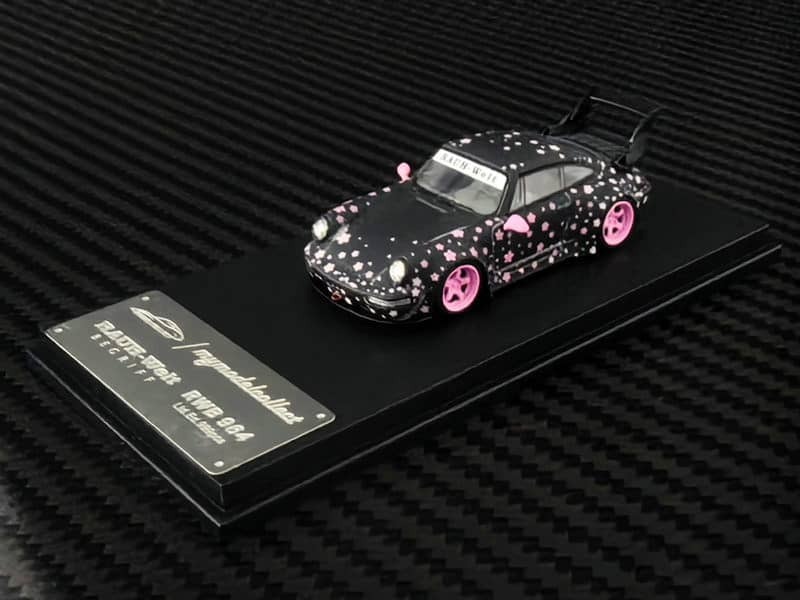 PO-$160 * MODEL COLLECT * 1:64 RWB964 HIGH WING PINK SAKURA LIVERY