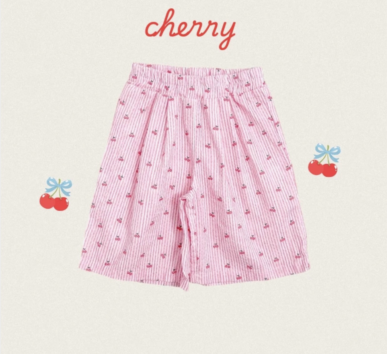 Oott Bebe Cherry Stripe Pants