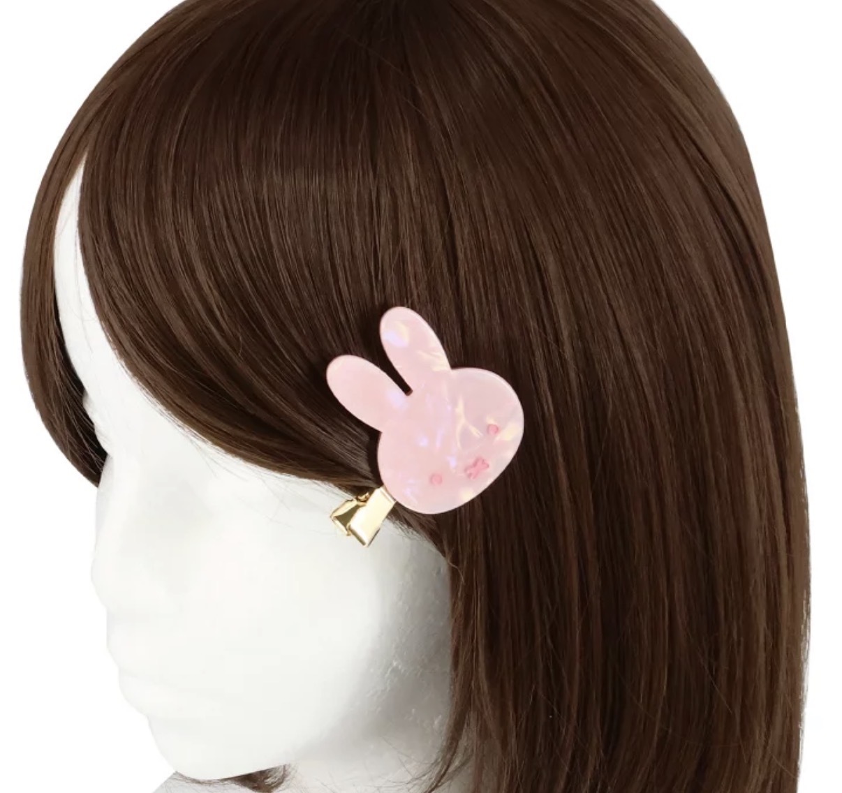 【最新發售】JP Miffy 彩光雲石髮夾 2件 粉色 5457 TK260605