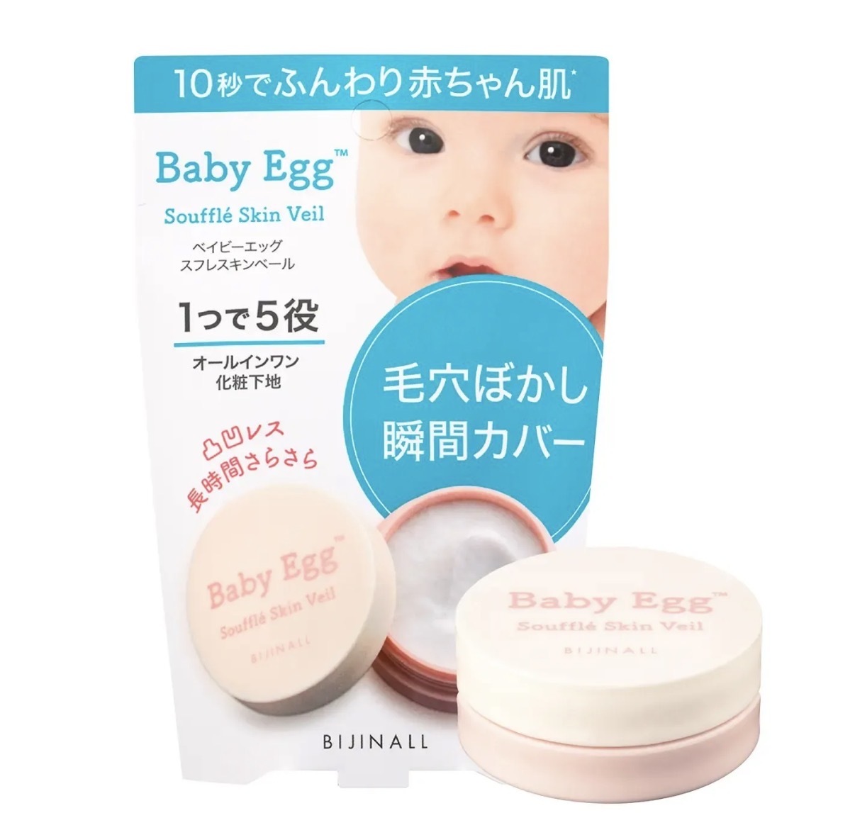 【好評多多】JP BIJINALL 嬰兒嫩肌毛孔隱形遮瑕膏 2428 TK260605
