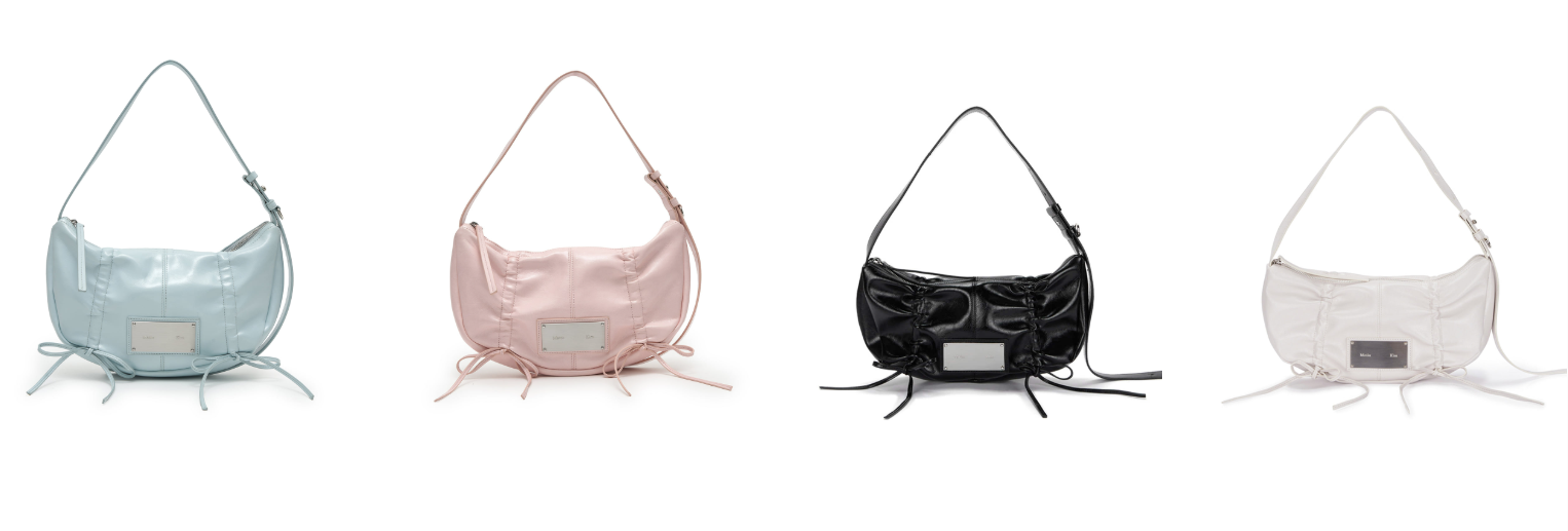 【直播】Matin Kim LX0605608 HALF SHIRRING RIBBON ROUND BAG (MK2600BG002V)