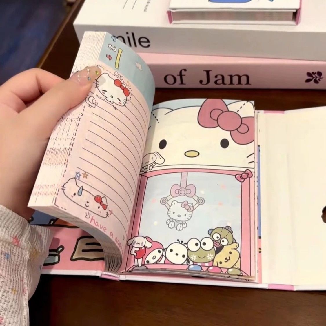 Hello Kitty三折叠笔记本