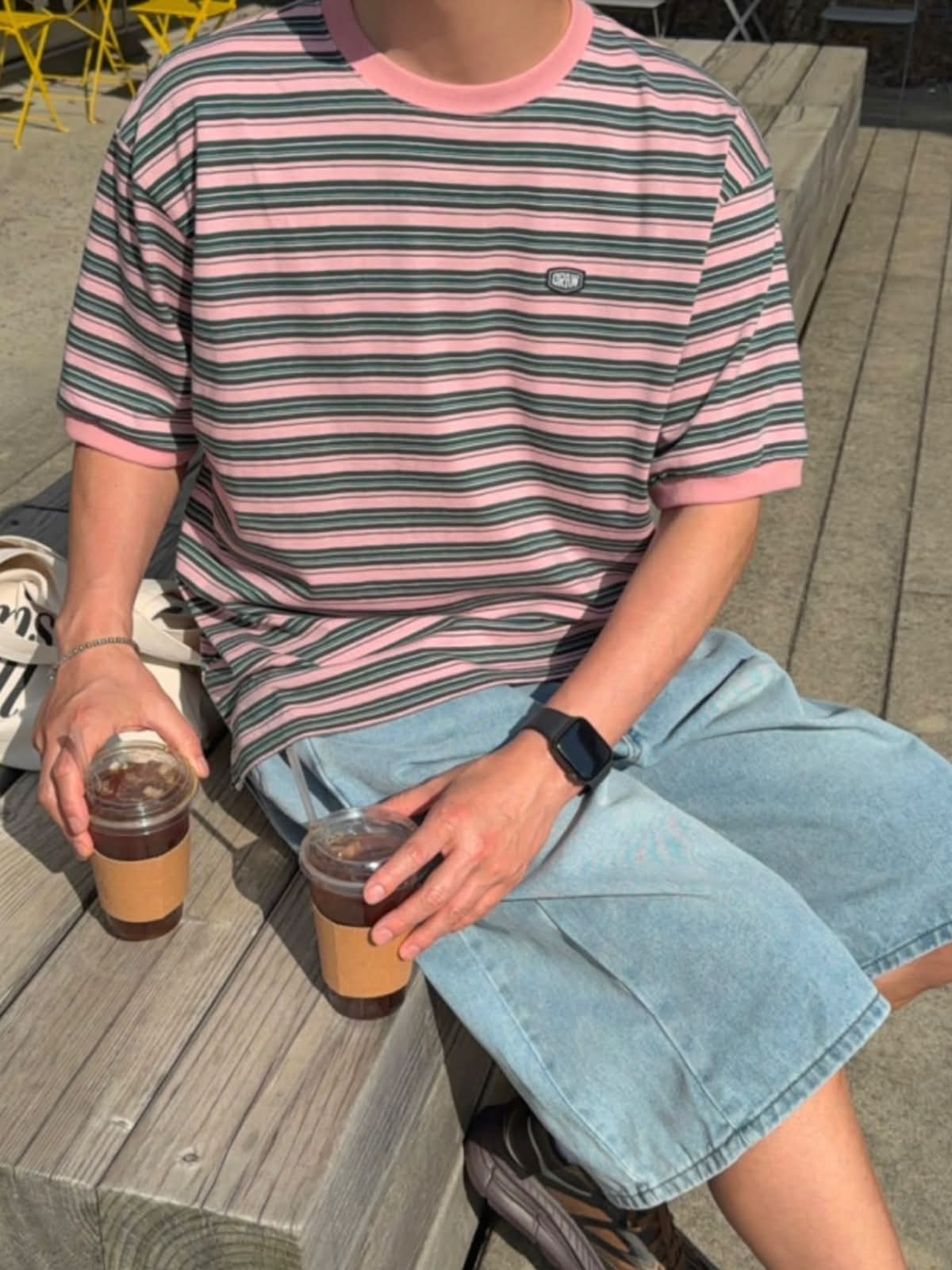 橫間短袖Tee GRAB-004T