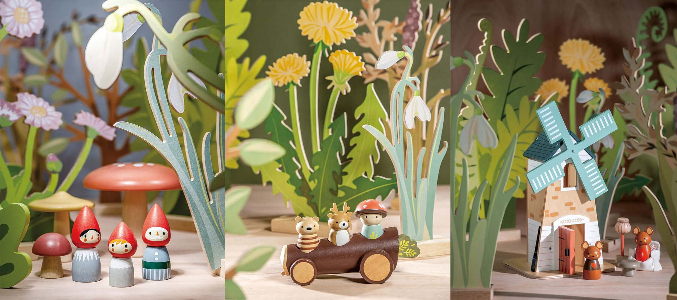 「Merrywood Tales」沉浸式木製玩具