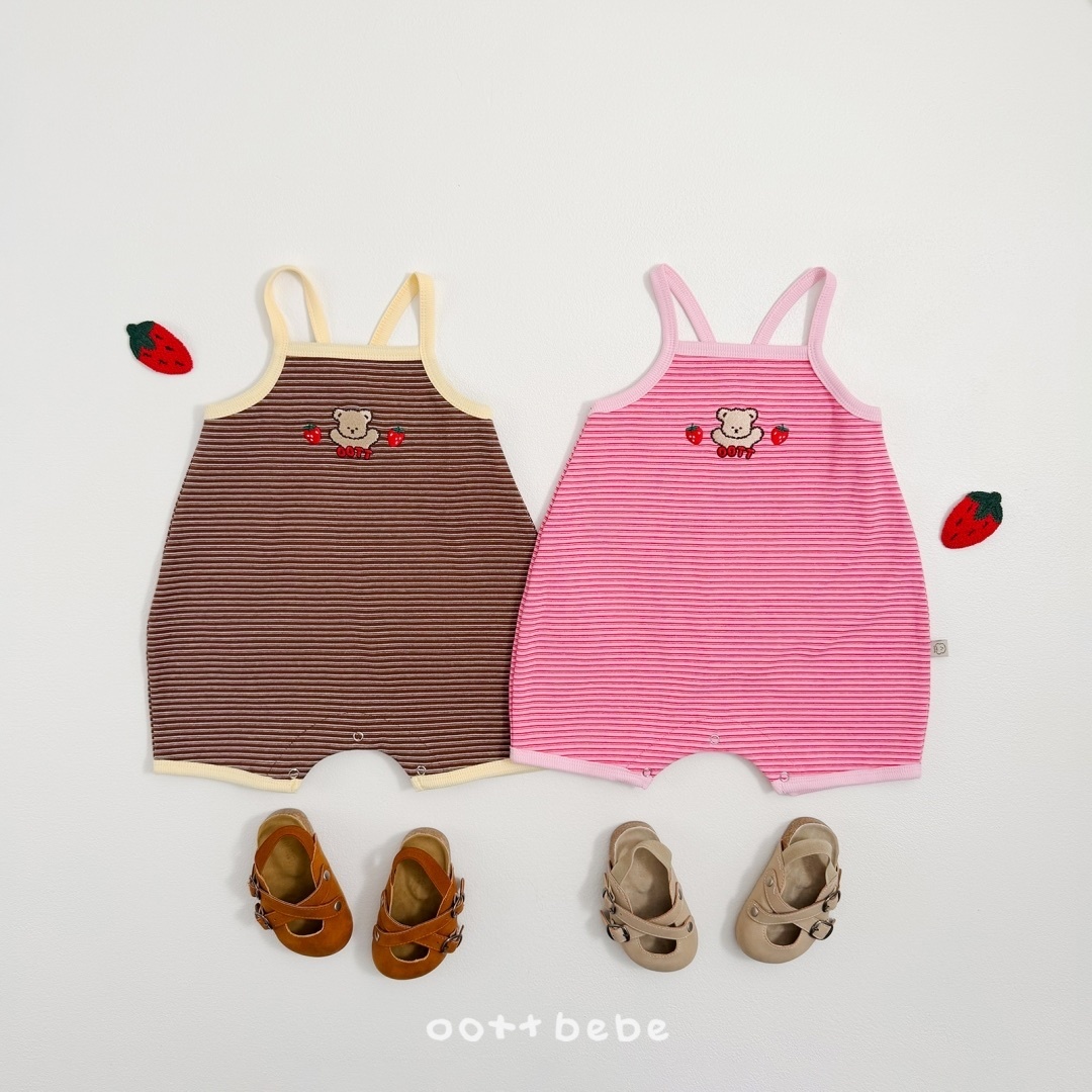 Oott Bebe Strawberry Choco Suit