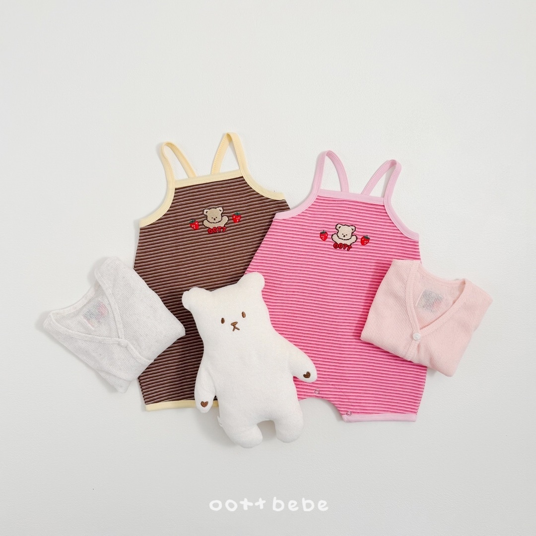 Oott Bebe Strawberry Choco Suit