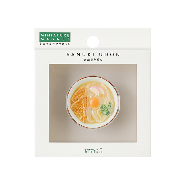 讚岐烏龍麵 日本美食造型磁鐵 強力磁鐵 第二彈｜日本Midori