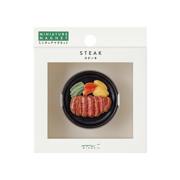 牛排 日本美食造型磁鐵 強力磁鐵 第二彈｜日本Midori