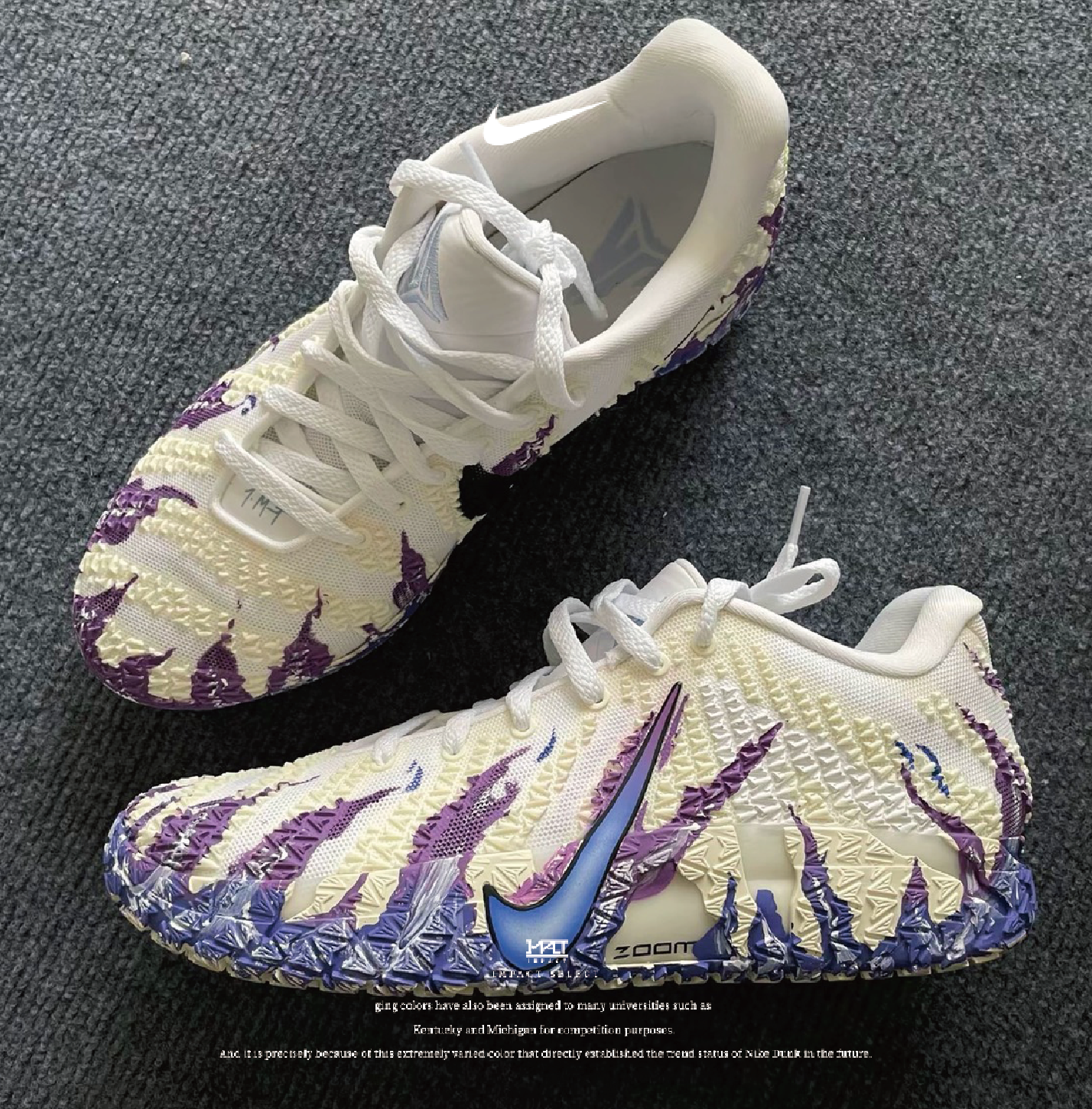 【訂製款】Nike Ja 3 地獄的火焰 鬼火 塗鴉
