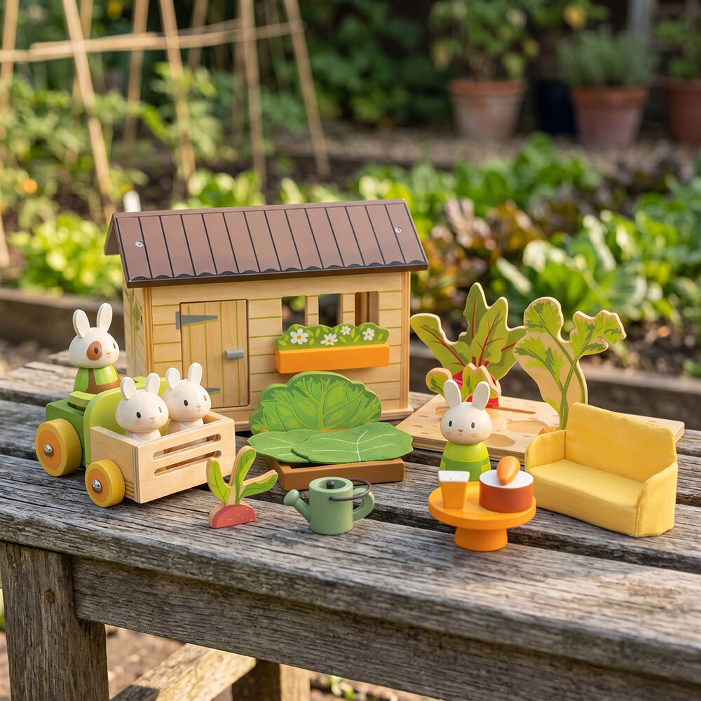 「Merrywood Tales」沉浸式木製玩具-邦妮兔蘿蔔園