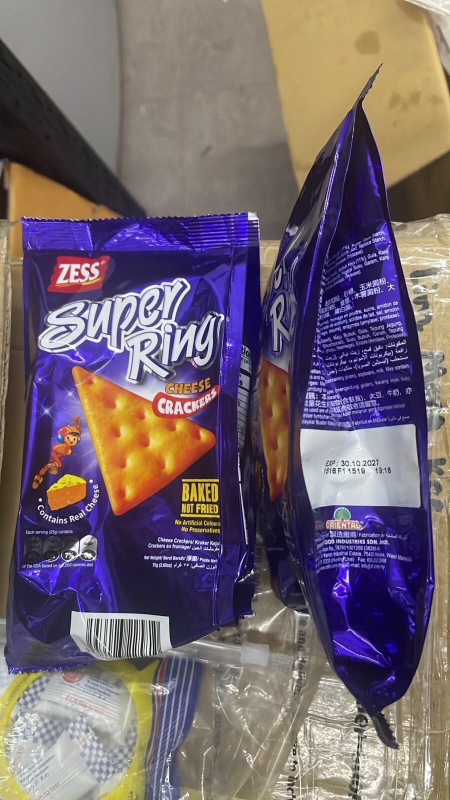 現貨 ZESS Super Ring 三角芝士餅乾