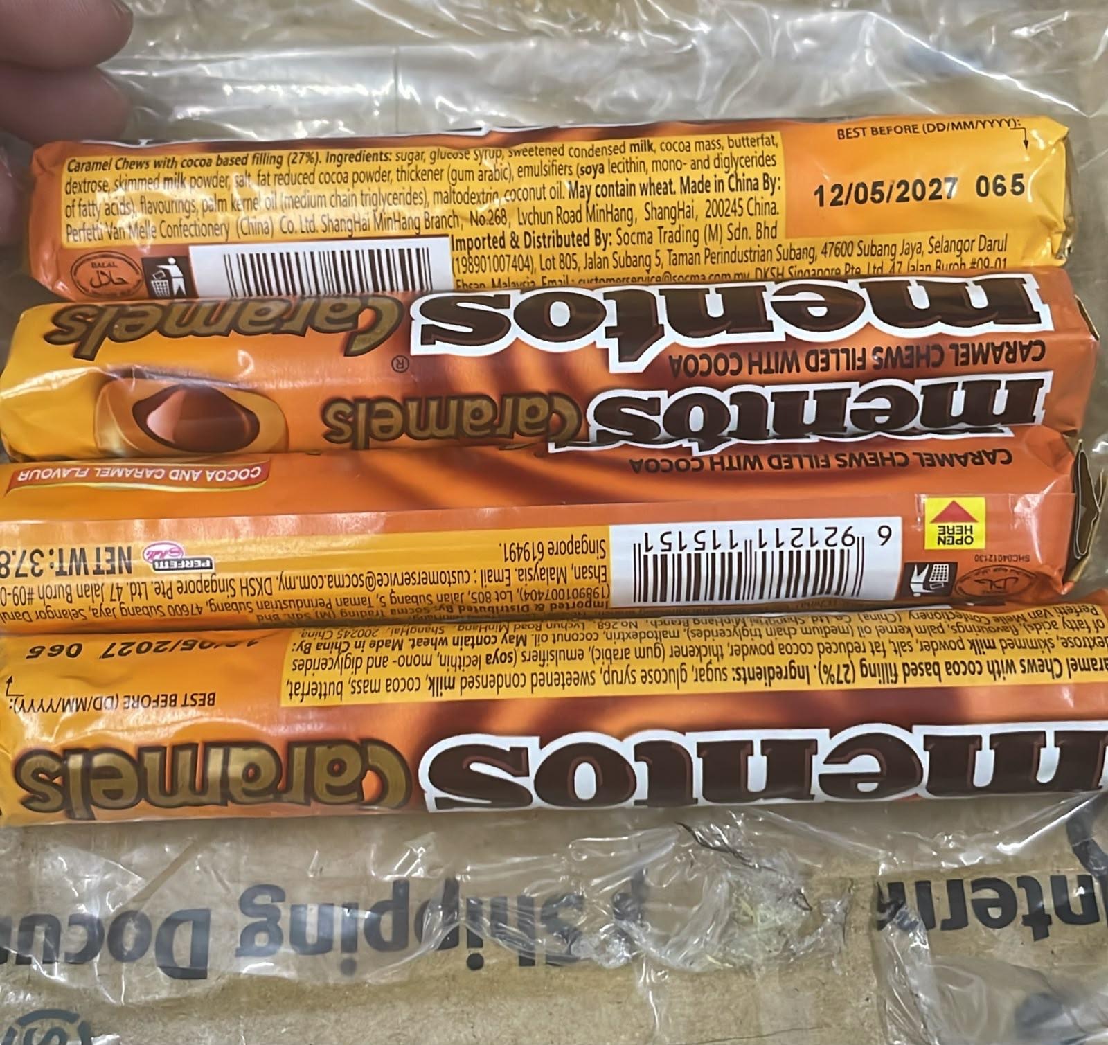 現貨 Mentos 焦糖流心朱古力糖