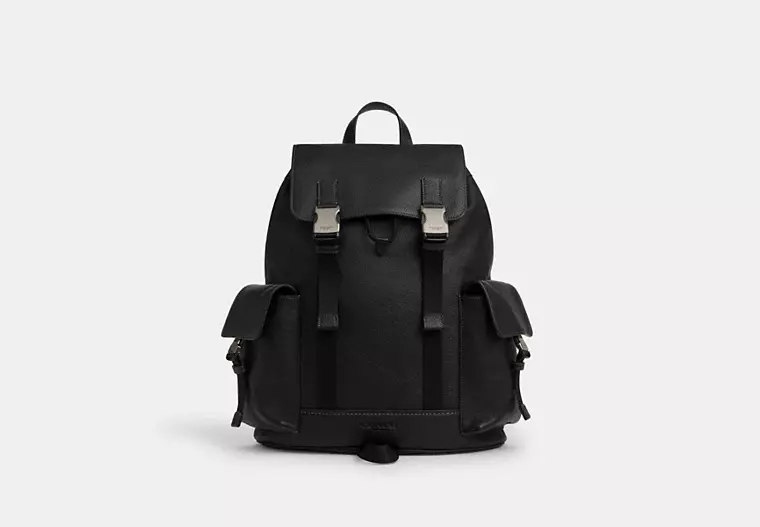 【預購】COACH H060601 休閒雙肩包（黑色）