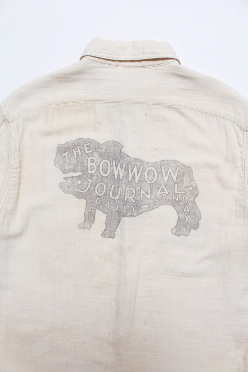 BOWWOW 2026 THE BOW WOW JOURNAL GAUZE SHIRT AGED - PRE ORDER ITEM (預訂中)