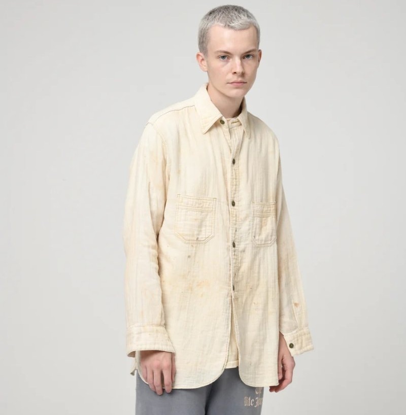 BOWWOW 2026 THE BOW WOW JOURNAL GAUZE SHIRT AGED - PRE ORDER ITEM (預訂中)