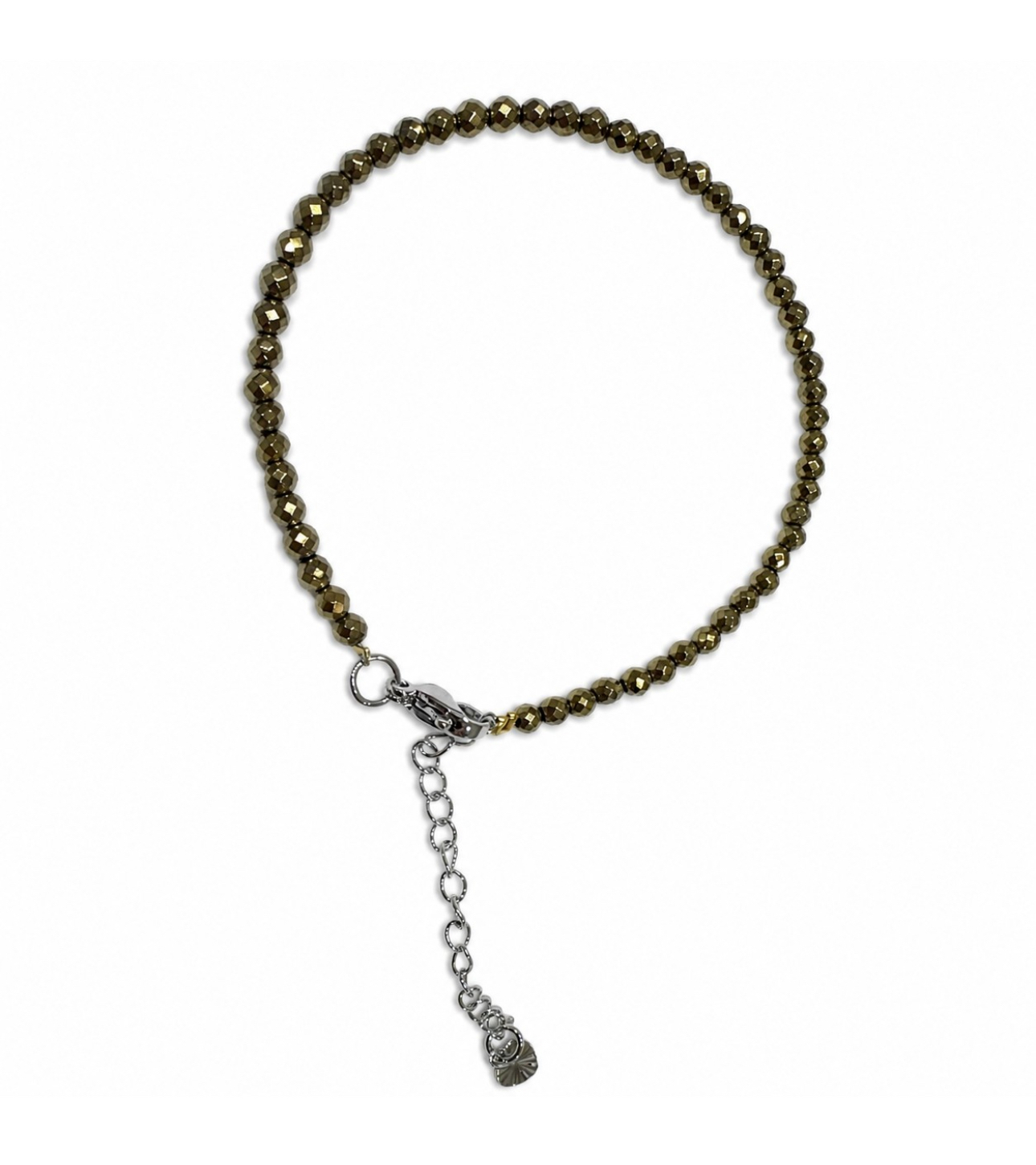 Faceted Pyrite Bracelet