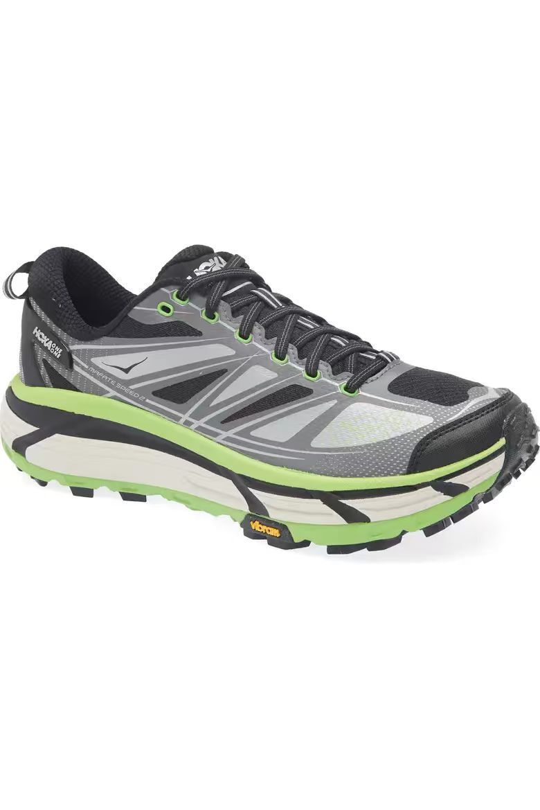 【預購】HOKA H060608 男裝越野波鞋（黑綠配色）