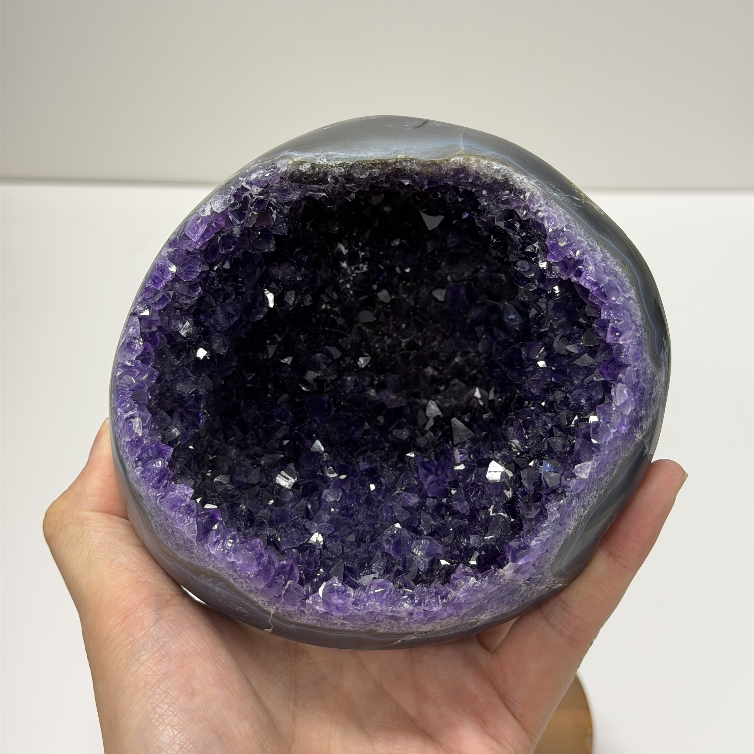 原皮紫晶洞 1KG AC2454