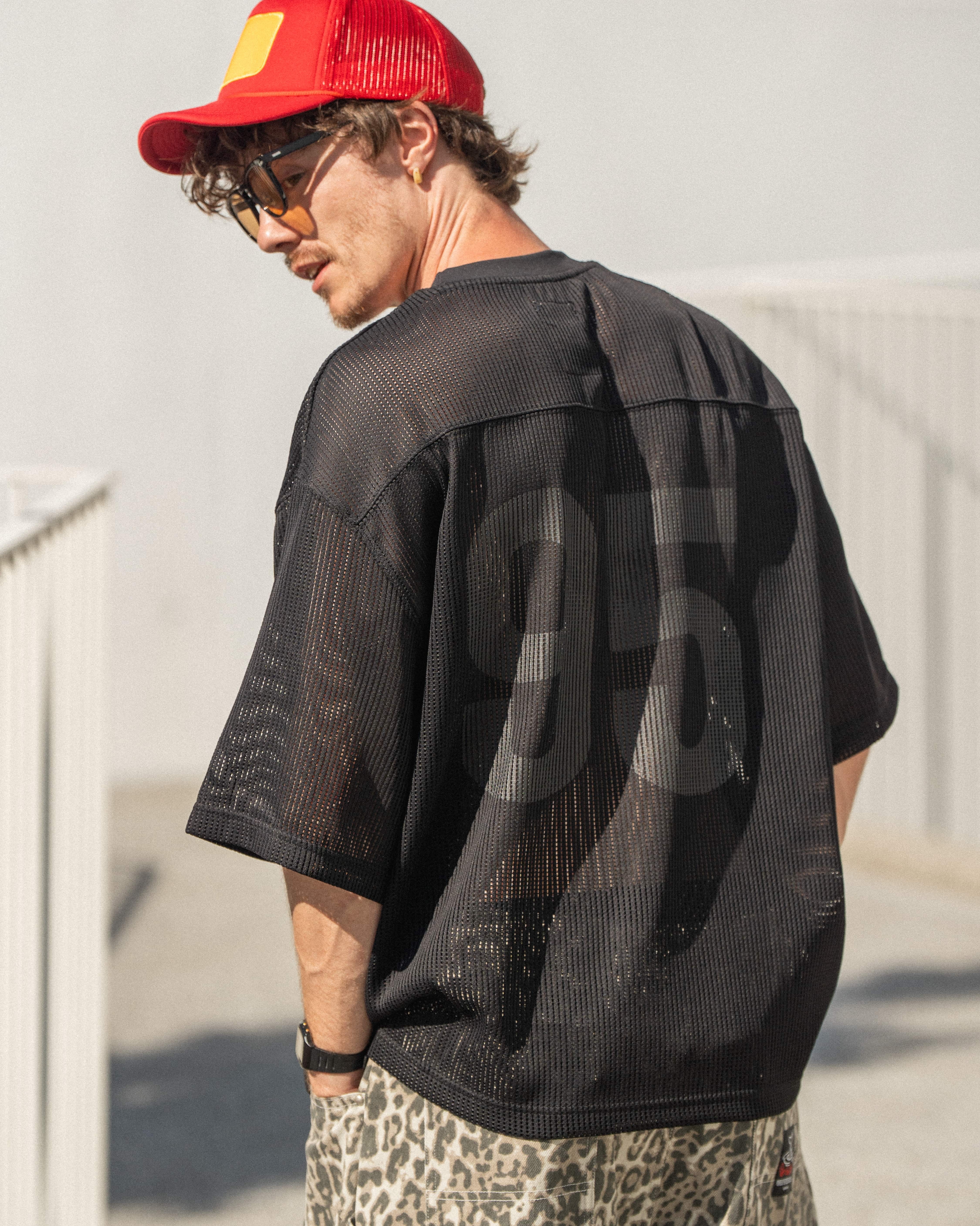 【車庫服飾】ORDINARY WAFFLE BOXY JERSEY