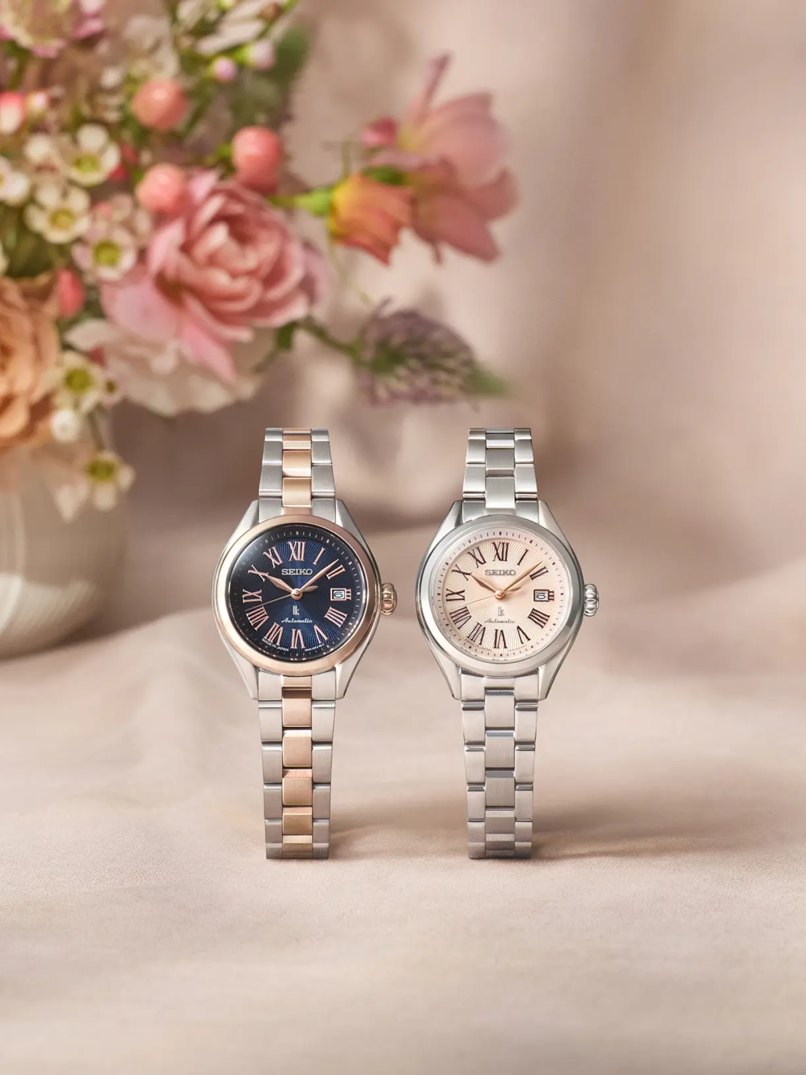 Seiko 精工 Lukia HEA001J / HEA002J Mechanical LUKIA Grow analog Stainless Steel strap Ladies Watch 機械錶 LUKIA Grow系列機械錶 不鏽鋼錶帶 女士手錶