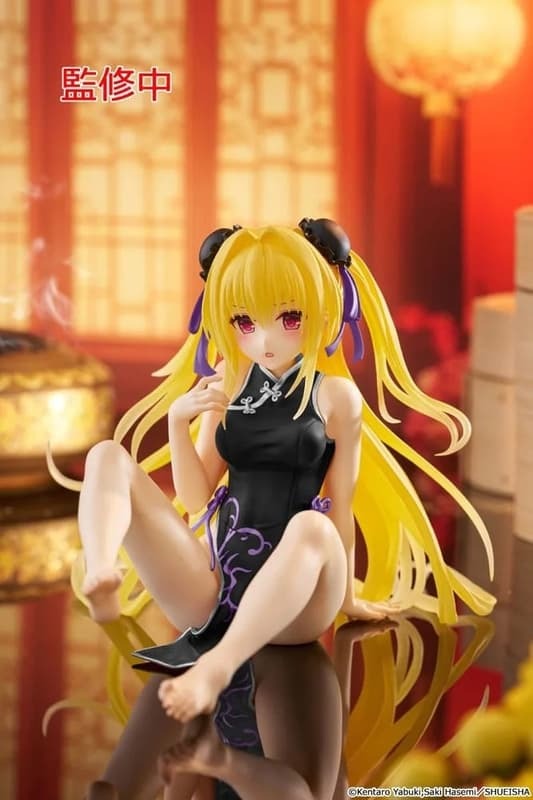 TAITO 代理版 景品 出包王女 Desktop Cute 金色闇影 旗袍ver. Renewal