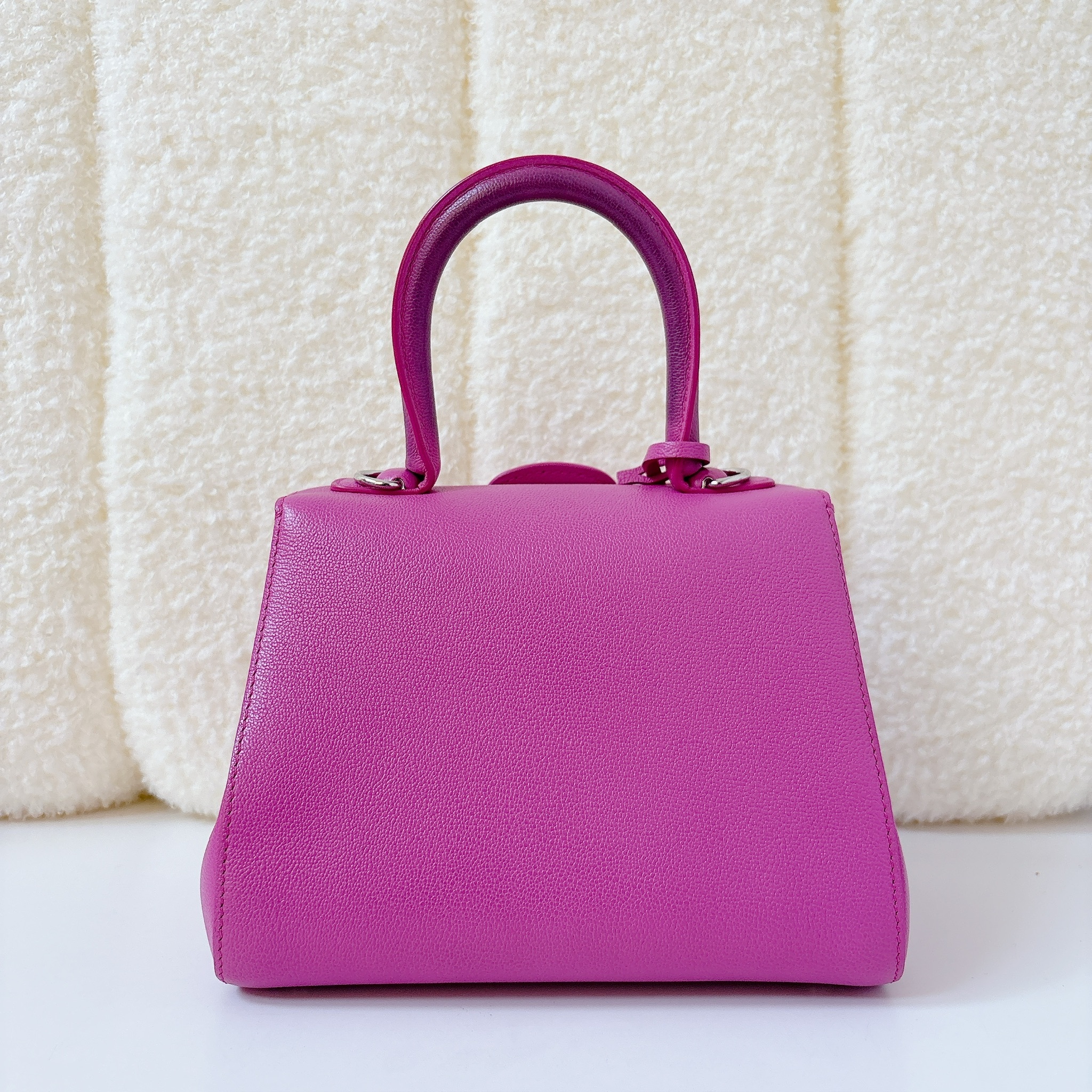 Delvaux Brillant Mini Top Handle Bag - Heliotrope / SHW