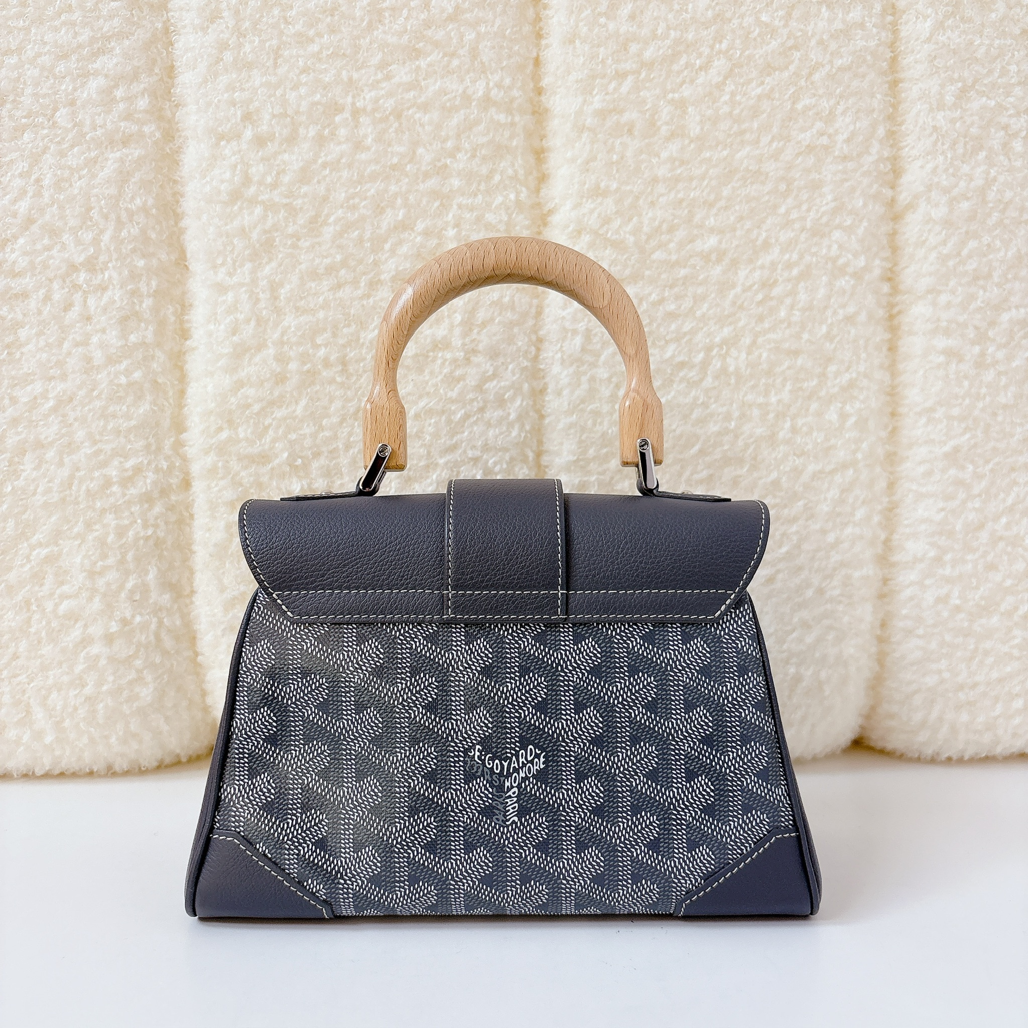 Goyard Saïgon Souple Mini Bag - Grey / SHW