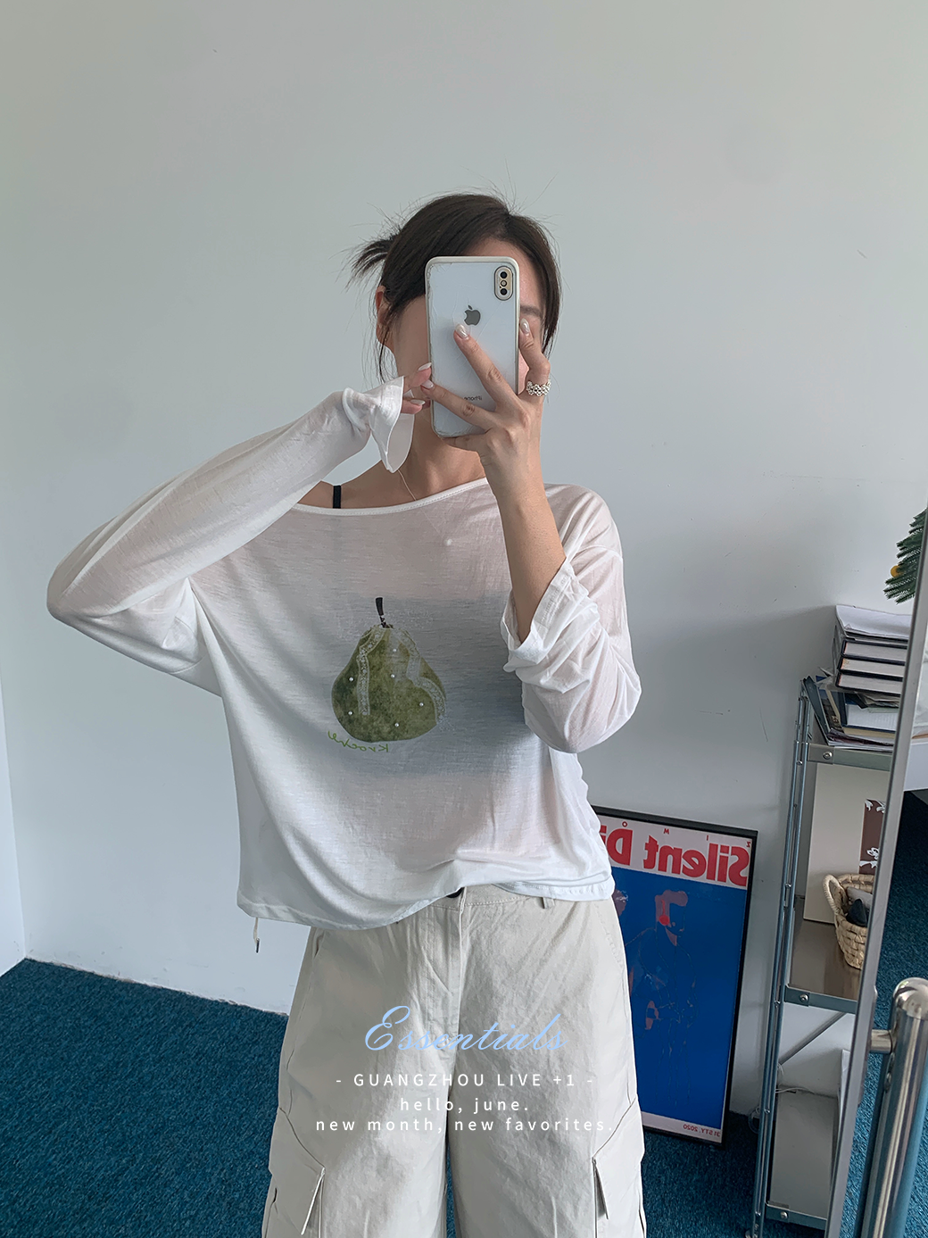 (A15)珍珠雪梨TEE-2色