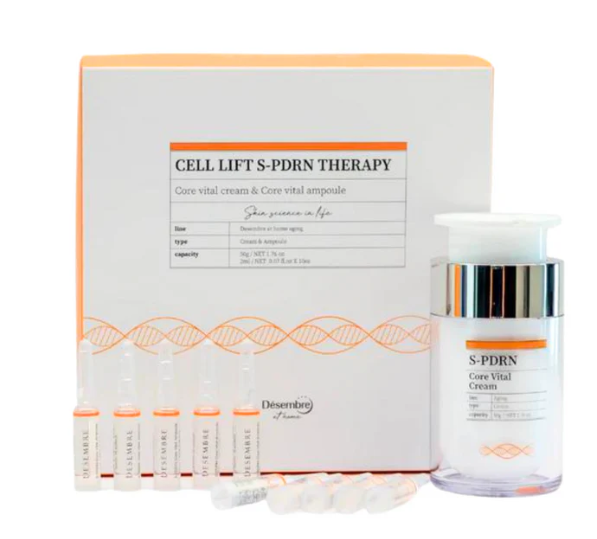 CR260606-D17 DESEMBRE S-PDRN 核心活力安瓶+ 乳霜 CELL LIFT S-PDRN THERAPY  50g + 2ml x 10ea （exp：2028.8）(買一送一，共兩件）