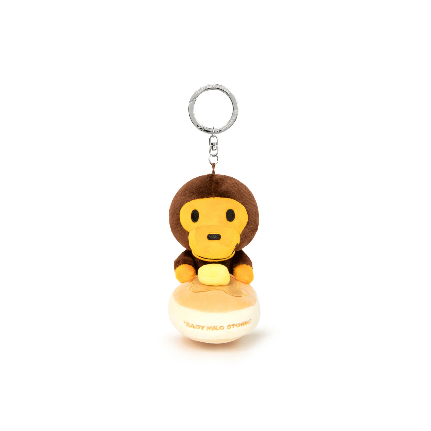 -(C014)-A BATHING APE HOTCAKE BABY MILO PLUSH KEYCHAIN 日式鬆餅 小猴吊飾 鑰匙圈-0MXACW4637XXQ