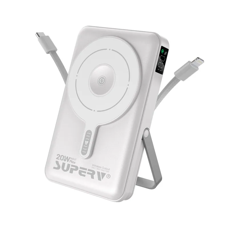 Super V F45 10000mAh (3C QrCode) 4合1 LED顯示屏無線移動電源