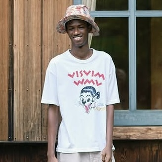 VISVIM 2026 S/S JUMBO TEE S/S BTL DMGD *SPOT LIMITED - WHITE PRE ORDER ITEM (預訂中)