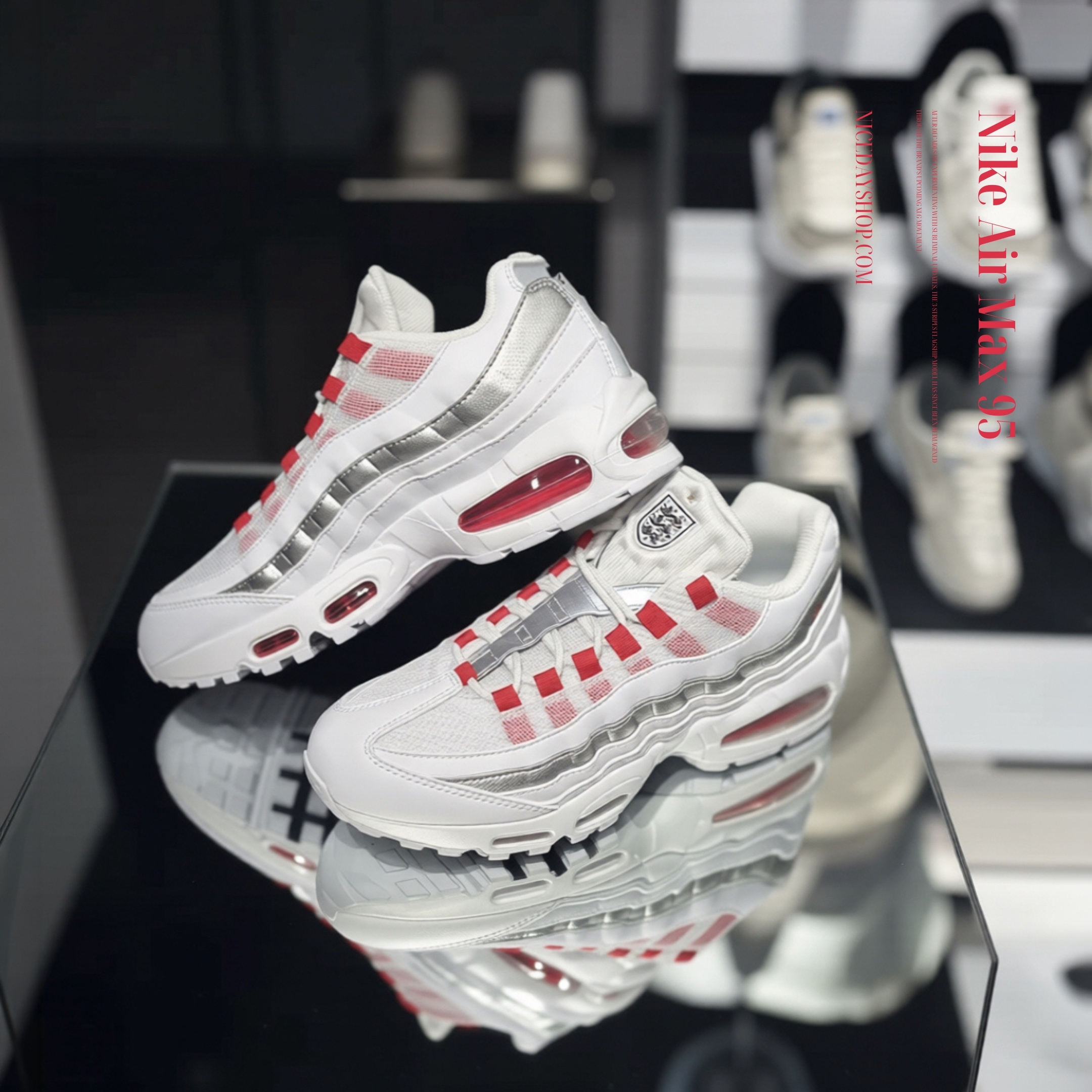 NICEDAY 現貨 Nike Air Max 95 SE USA 美國隊 美國 隊長 藍 白 紅 氣墊 IQ0176-100