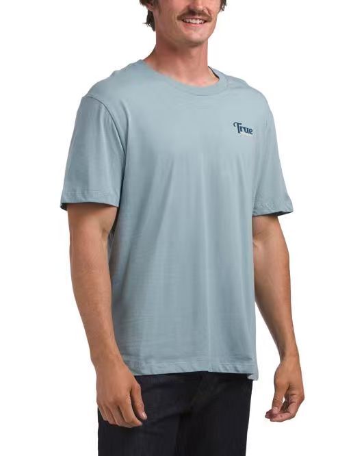 【預購】TRUE RELIGION H060639 Horseshoe Logo 短袖上衣 (霧霾藍)