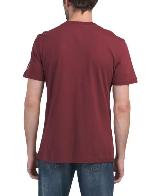 【預購】TRUE RELIGION H060640 印花 Logo 短袖上衣 (酒紅色)