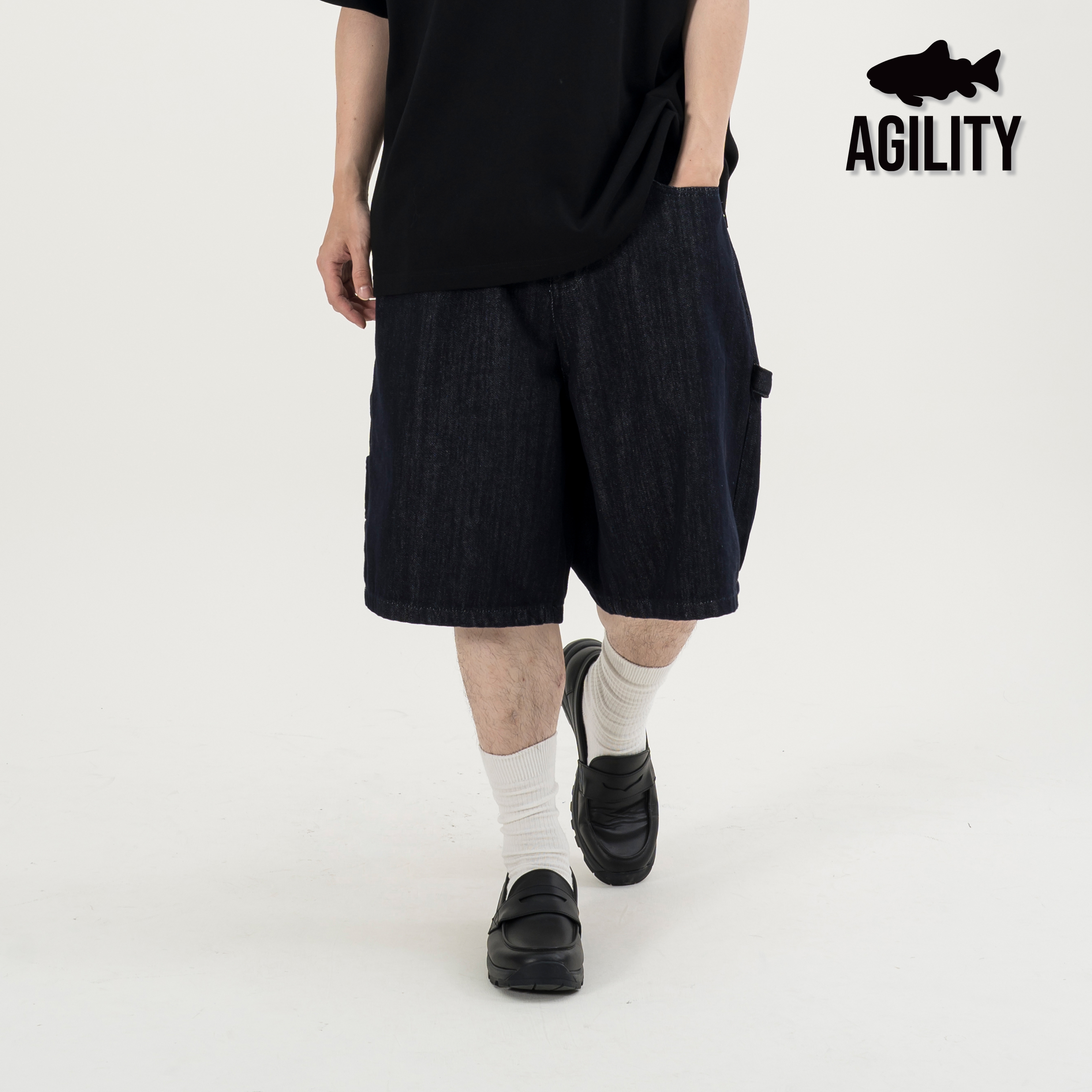 AGILITY Denim Painter Short 單寧牛仔 畫家短褲 [D6S]
