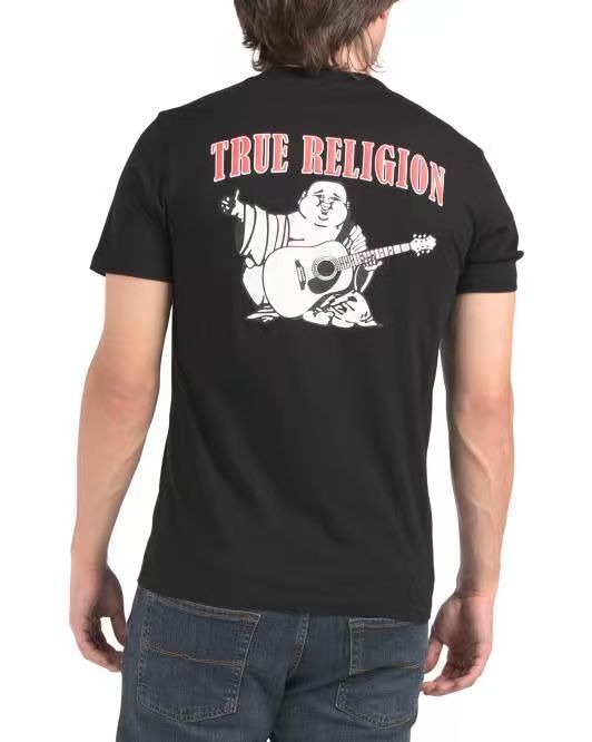 【預購】TRUE RELIGION H060642 Buddha 短袖上衣 (黑色)