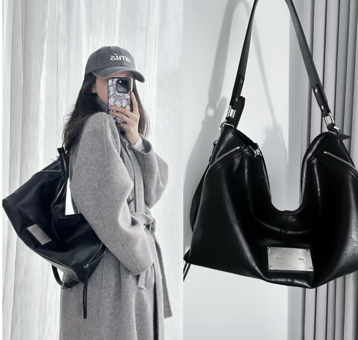 【直播】Matin Kim LX0605605 SIDE ZIPPER SHOULDER BAG (MK2600BG005V)