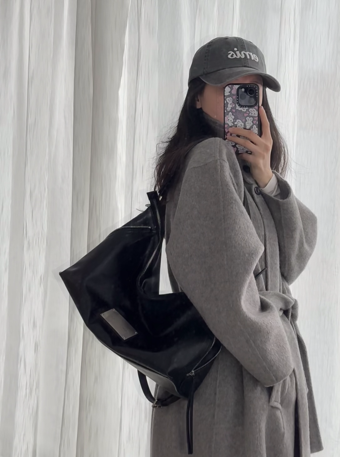 【直播】Matin Kim LX0605605 SIDE ZIPPER SHOULDER BAG (MK2600BG005V)