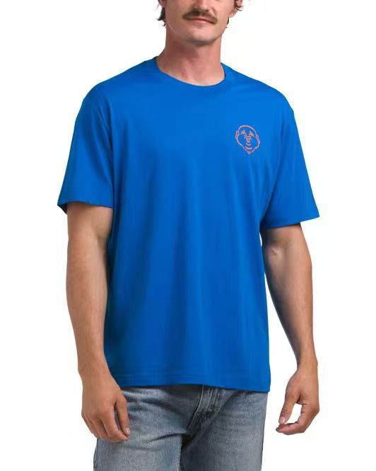 【預購】TRUE RELIGION H060644 男裝後 Logo 短袖上衣 (寶藍色)