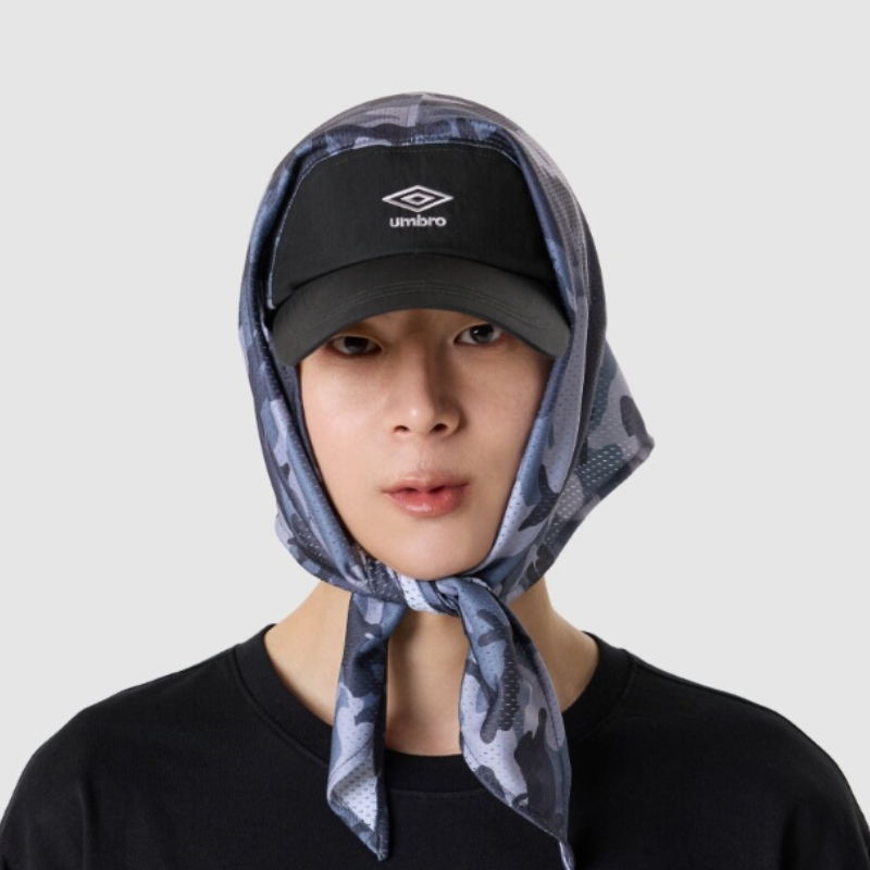【代購】UMBRO Pattern Scarf Sun Cap 印花絲巾遮陽帽 防曬帽 韓系夏日帽款