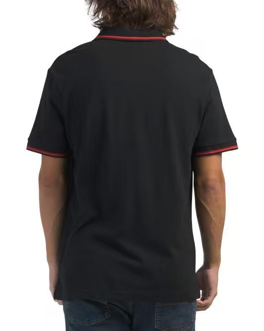 【預購】TRUE RELIGION H060646 男裝橫間 Polo 短袖上衣 (黑色)
