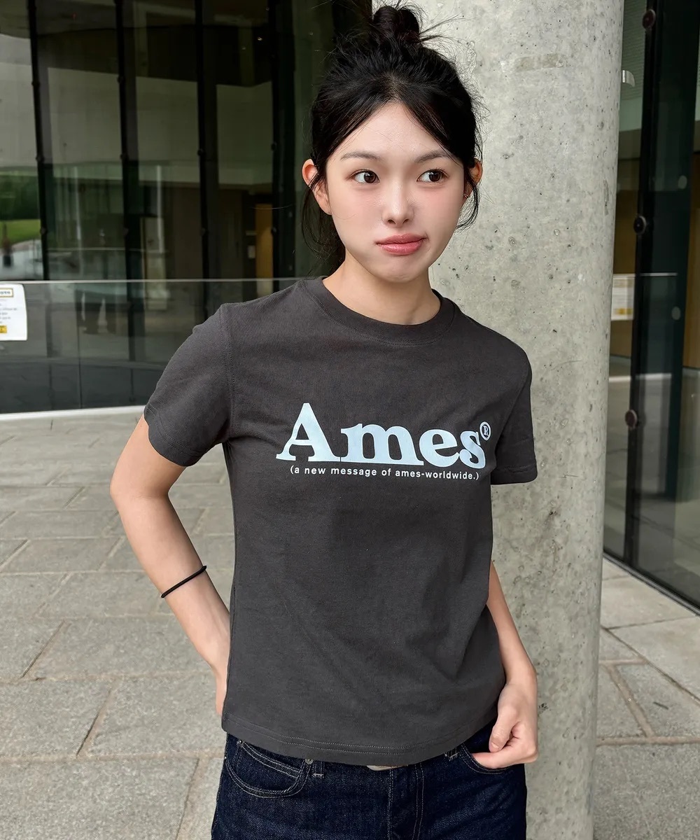【6月17日截單！限時優惠預訂】男女可穿！韓國AMES BASIC LOGO TEE（9色）