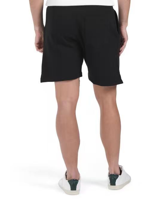 【預購】TRUE RELIGION H060648 男裝學院風 Logo 運動短褲 (黑色)