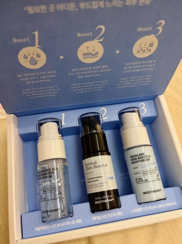 韓國 MEDITHERAPY  迷你日常三步驟保養組 (20ml*3)