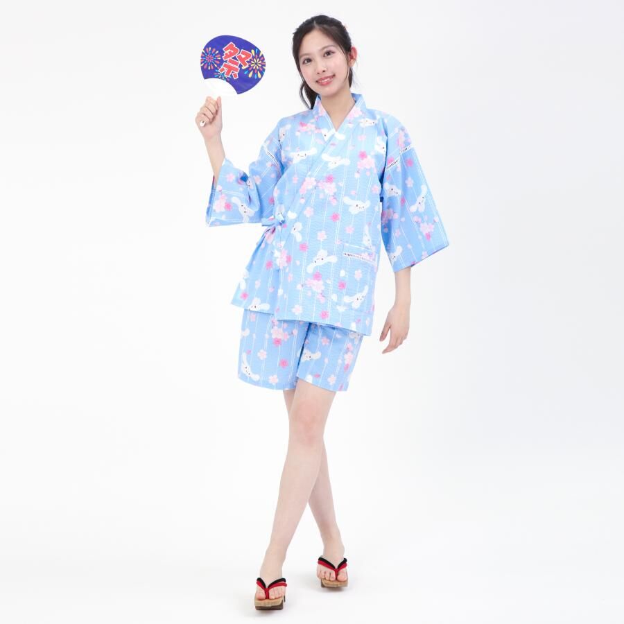 26105-CN Sanrio Cinnamoroll Cherry Blossom Summer Kimono Yukata #JP-SZ26-SAN-2047