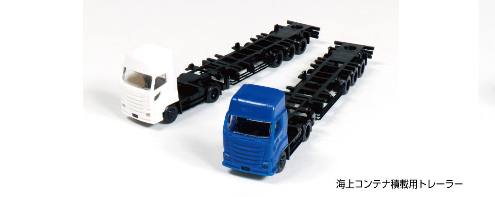 Kato 23-640 N規 裝載海運貨櫃的拖車 2入