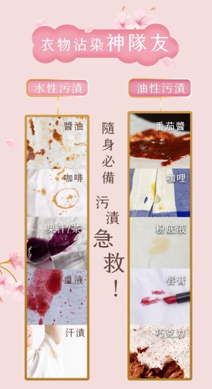 清淨海 櫻花7+ 衣物去漬噴霧 60g
